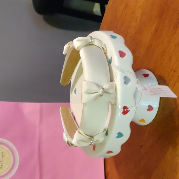 Designer headband with bows and crystal s very comfortable NWT - Picture 15 of 16